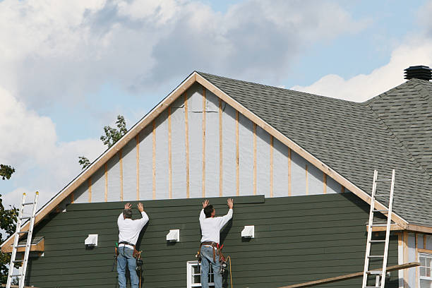 Professional Siding Replacement technician working in Franklinton, NC